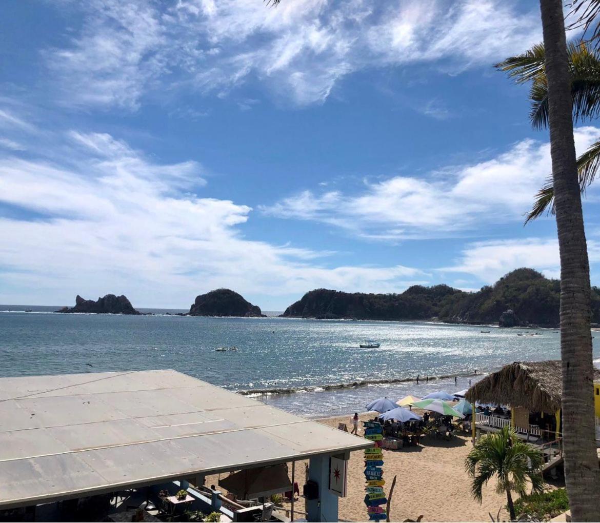 Bungalows Las Hamacas San Patricio Melaque Eksteriør bilde